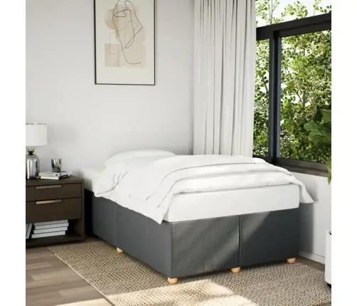 Voodiraam Ilma Madratsita, Tumehall, 120X200 cm Kangas