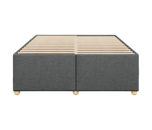 Voodiraam Ilma Madratsita, Tumehall, 140X190 cm Kangas