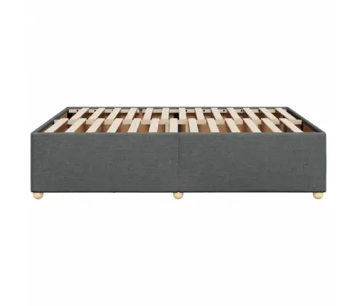 Voodiraam Ilma Madratsita, Tumehall, 140X190 cm Kangas