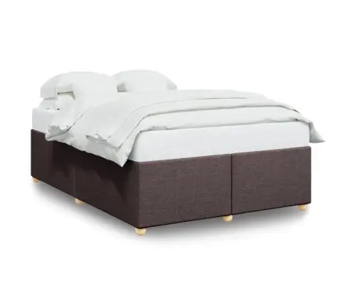 Lovos Rėmas Be Čiužinio, Tamsiai Rudas, 140X190cm Audinys