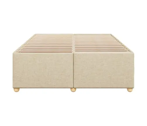 Lovos Rėmas Be Čiužinio, Kreminės Spalvos, 160X200cm Audinys