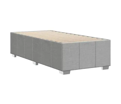 Lovos Rėmas Be Čiužinio, Šviesiai Pilkas, 80X200cm Audinys