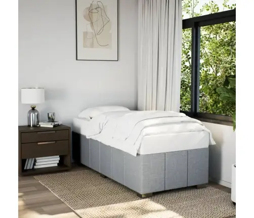 Lovos Rėmas Be Čiužinio, Šviesiai Pilkas, 80X200cm Audinys