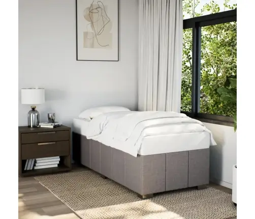 Voodiraam Ilma Madratsita , Pruunikashall, 80X200cm Kangas