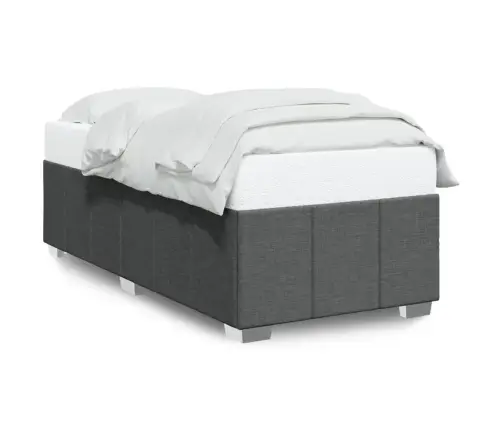 Lovos Rėmas Be Čiužinio, Tamsiai Pilkas, 90X190cm Audinys