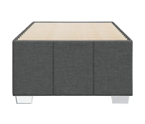 Gultas Rāmis Bez Matrača, Tumši Pelēks, 90X200 Cm, Audums Vidaxl