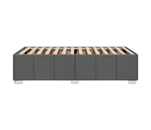 Gultas Rāmis Bez Matrača, Tumši Pelēks, 90X200 Cm, Audums Vidaxl