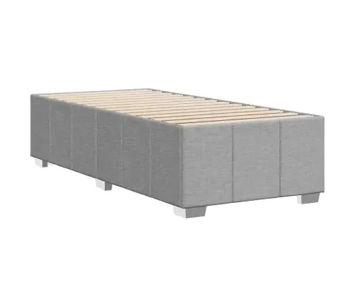 Lovos Rėmas Be Čiužinio, Šviesiai Pilkas, 100X200cm Audinys