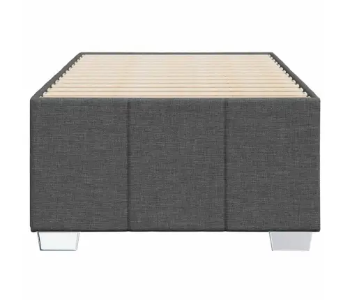 Gultas Rāmis Bez Matrača, Tumši Pelēks, 100X200 Cm, Audums Vidaxl