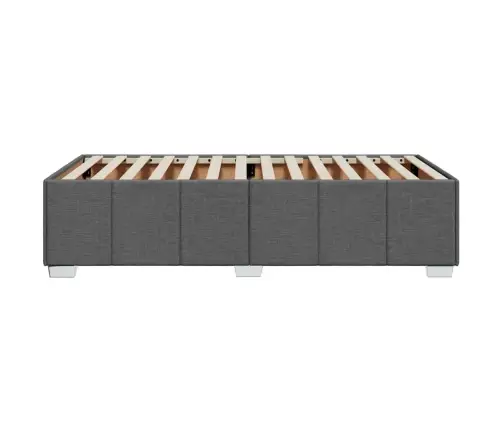 Gultas Rāmis Bez Matrača, Tumši Pelēks, 100X200 Cm, Audums Vidaxl