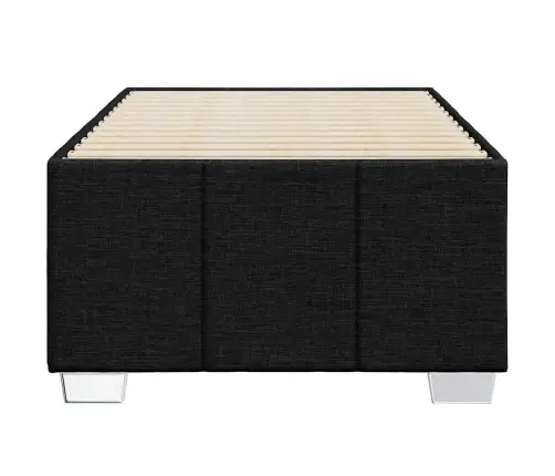 Gultas Rāmis Bez Matrača, Melns, 100X200 Cm, Audums Vidaxl