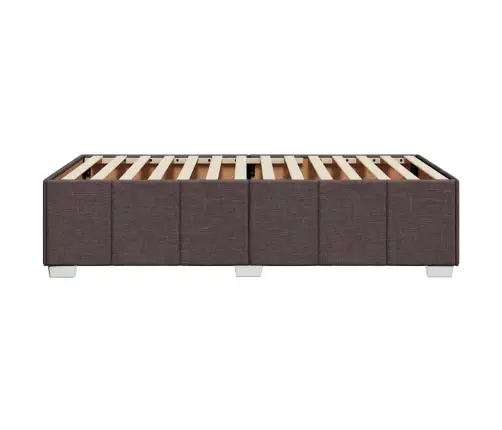 Gultas Rāmis Bez Matrača, Tumši Brūns, 100X200 Cm, Audums Vidaxl