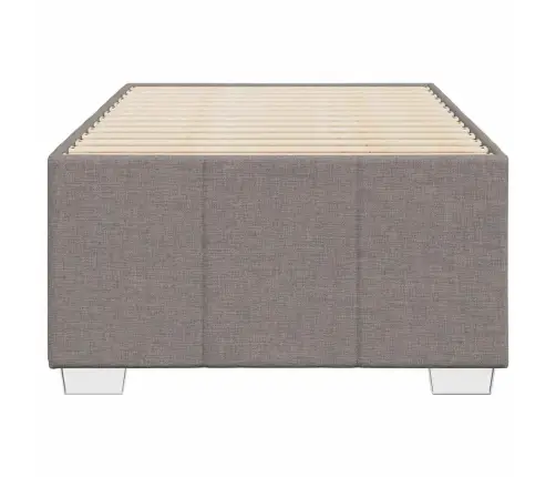 Gultas Rāmis Bez Matrača, Pelēkbrūns, 100X200 Cm, Audums Vidaxl