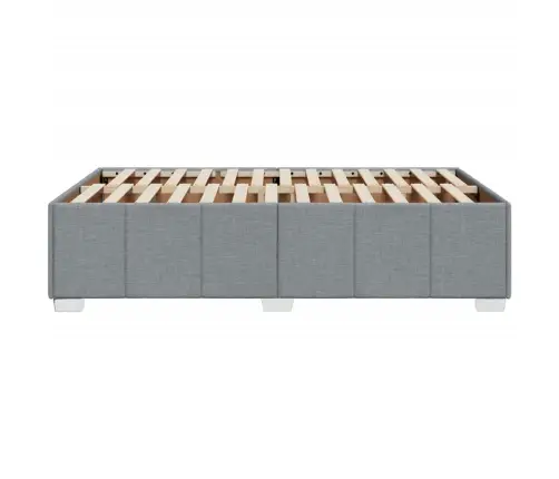 Gultas Rāmis Bez Matrača Gaiši Pelēks 120X190 Cm Audums Vidaxl