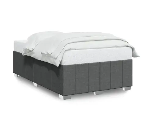 Voodiraam Ilma Madratsiga, Tumehall, 120X190 cm Kangas