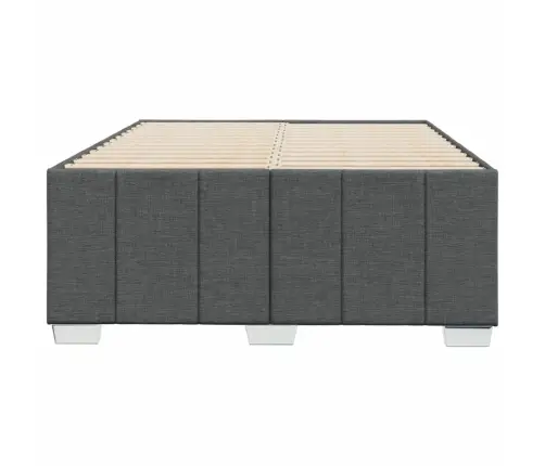 Voodiraam Ilma Madratsiga, Tumehall, 120X190 cm Kangas