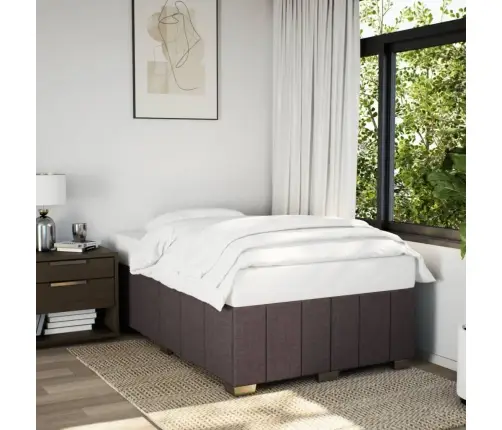 Lovos Rėmas Be Čiužinio, Tamsiai Rudas, 120X200cm Audinys