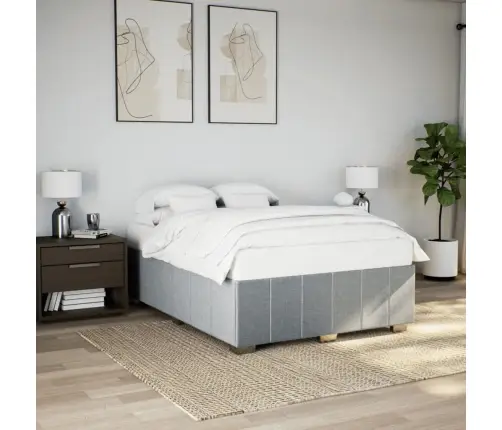 Voodiraam Ilma Madratsita, Helehall, 140X190 cm Kangas