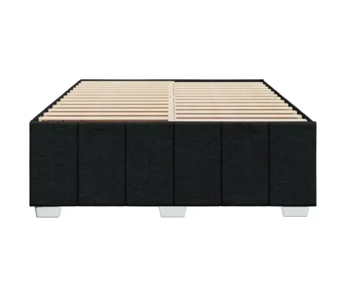 Voodiraam Ilma Madratsita, Must, 140X200 cm Kangas