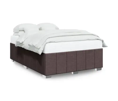 Lovos Rėmas Be Čiužinio, Tamsiai Rudas, 140X200cm Audinys