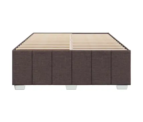 Lovos Rėmas Be Čiužinio, Tamsiai Rudas, 140X200cm Audinys