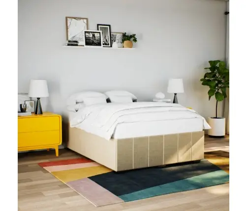 Voodiraam Ilma Madratsita, Kreemjas, 160X200 cm Kangas