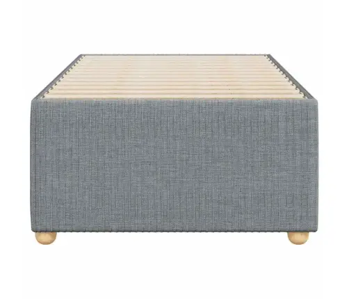 Gultas Rāmis Bez Matrača, Gaiši Pelēks, 90X190 Cm, Audums Vidaxl