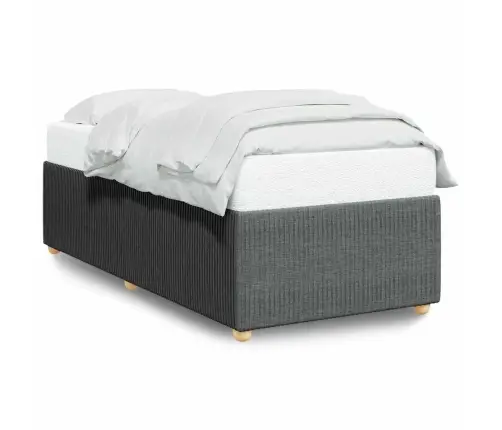 Voodiraam Ilma Madratsita, Tumehall, 100X200 cm Kangas