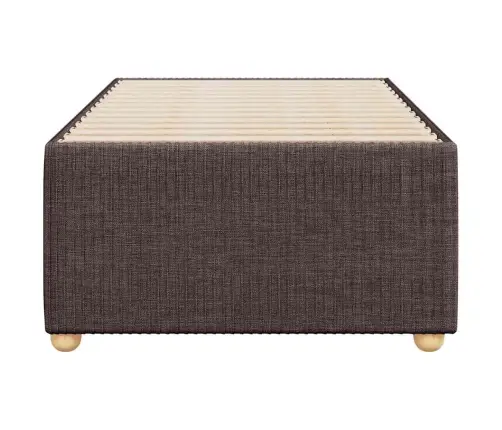 Voodiraam Ilma Madratsita Tumepruun 100X200 Cm Kangas