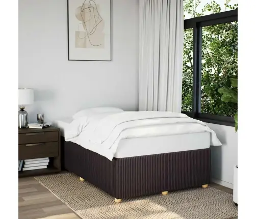 Gultas Rāmis Bez Matrača Tumši Pelēks 120X190 Cm Audums Vidaxl