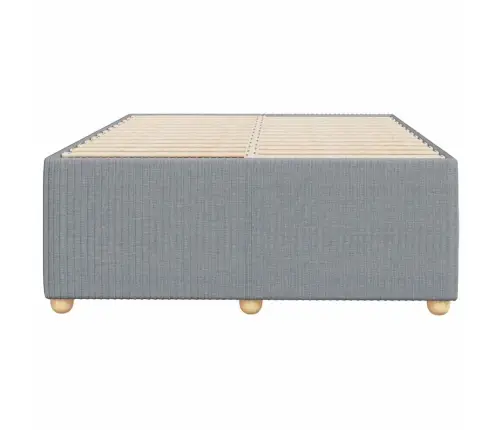 Gultas Rāmis Bez Matrača, Gaiši Pelēks, 120X200 Cm, Audums Vidaxl