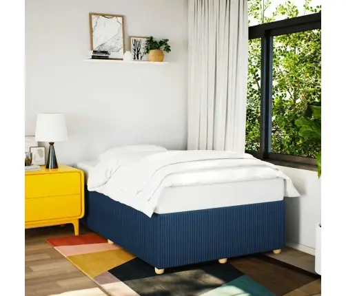 Voodiraam Ilma Madratsita, Tumesinine, 120X200 cm Kangas