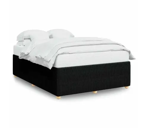 Lovos Rėmas Be Čiužinio, Juodos Spalvos, 140X190cm Audinys