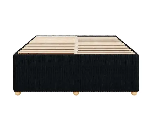 Lovos Rėmas Be Čiužinio, Juodos Spalvos, 140X190cm Audinys
