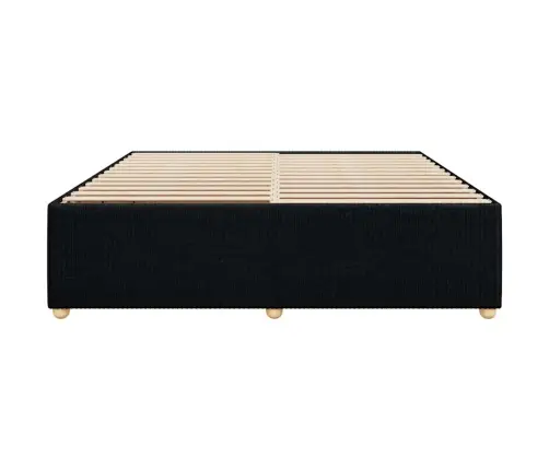 Voodiraam Ilma Madratsita, Must, 180X200 cm Kangas