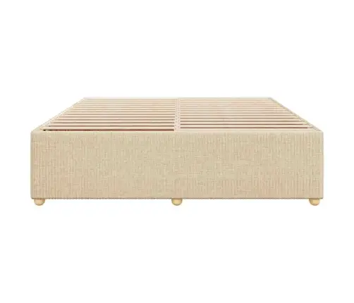 Lovos Rėmas Be Čiužinio, Kreminės Spalvos, 180X200cm Audinys