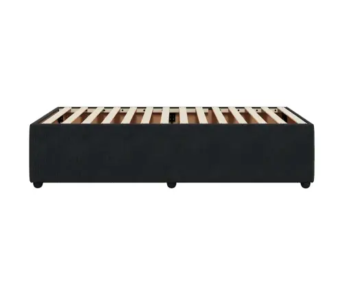 Gultas Rāmis, Melns Samts, 80X200 Cm Vidaxl