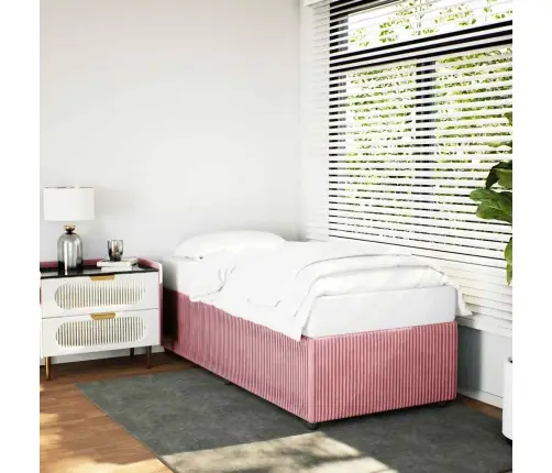 Lovos Rėmas, Rožinis, 90X190 cm Aksomas