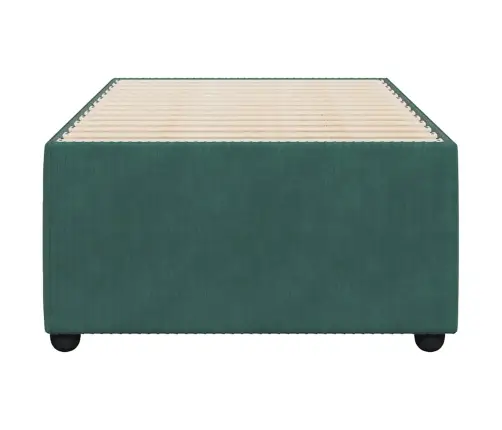 Voodiraam Ilma Madratsita Tumeroheline 90X200 Cm Samet