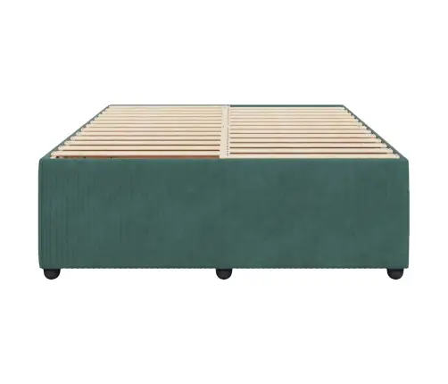 Voodiraam Ilma Madratsita Tumeroheline 140X190 Cm Samet