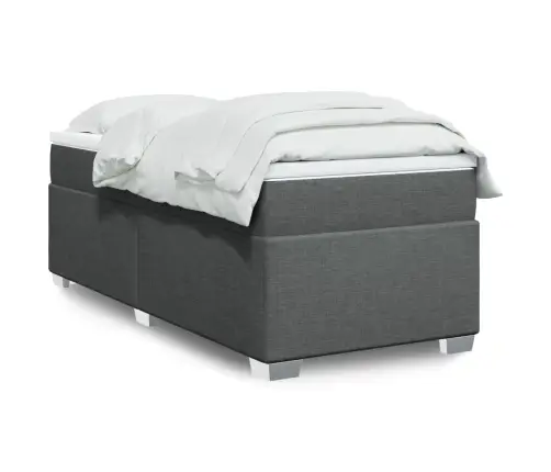 Kontinentaalvoodi Madratsiga, Tumehall, 80X200 cm Kangas