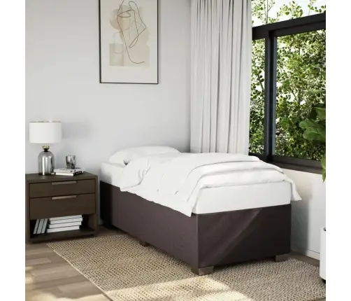 Kontinentaalvoodi Madratsiga, Tumepruun, 80X200 cm Kangas