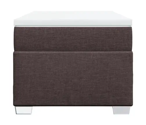 Kontinentaalvoodi Madratsiga, Tumepruun, 80X200 cm Kangas