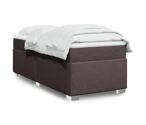 Kontinentaalvoodi Madratsiga, Tumepruun, 80X200 cm Kangas