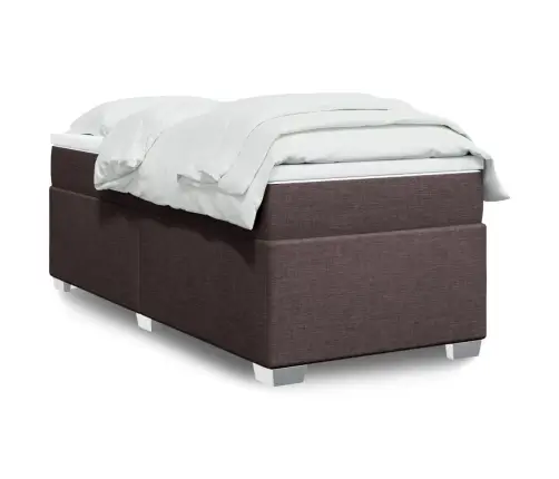 Kontinentaalvoodi Madratsiga, Tumepruun, 90X200 cm Kangas