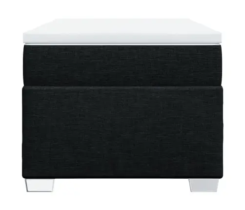 Kontinentaalvoodi Madratsiga, Must, 100X200 cm Kangas