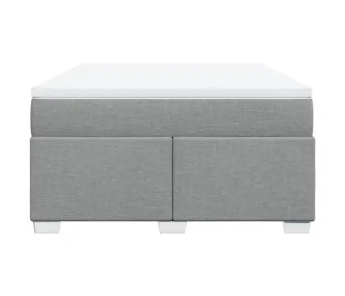 Kontinentaalvoodi Madratsiga, Helehall, 140X190 cm Kangas