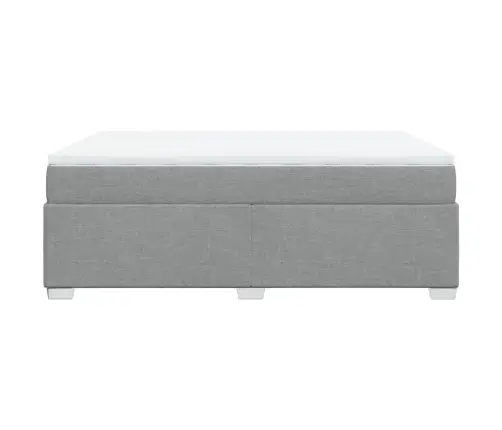 Kontinentaalvoodi Madratsiga, Helehall, 140X190 cm Kangas