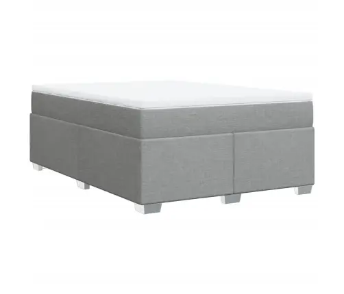 Kontinentaalvoodi Madratsiga, Helehall, 140X190 cm Kangas