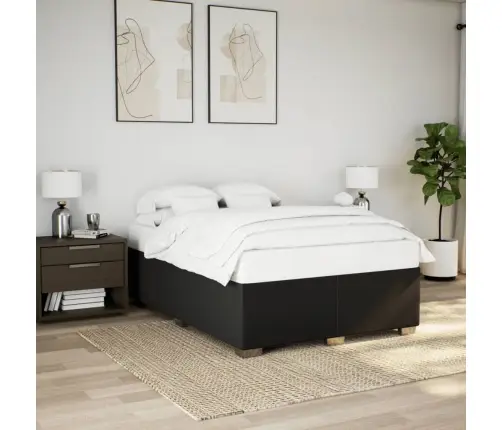 Kontinentaalvoodi Madratsiga,Must, 140X190 cm Kangas